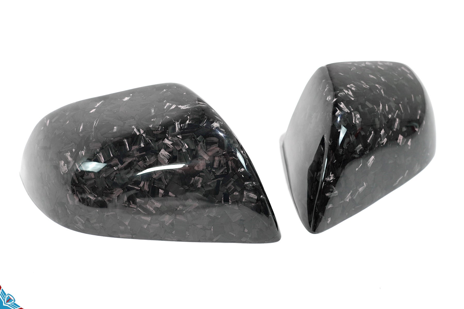 Tesla Model 3 Full OEM Replacement Carbon Fiber Mirror Covers [Various Finishes] | FYBR Aerodynamics