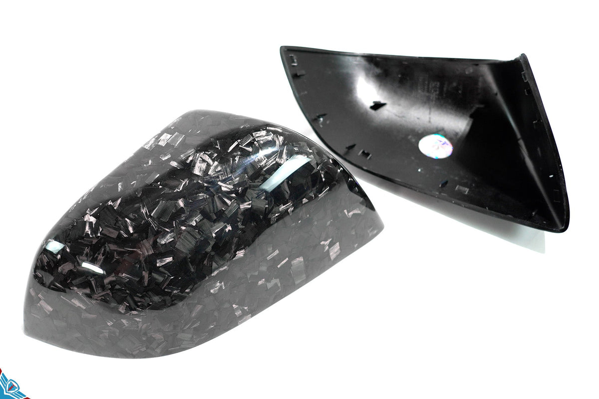 Tesla Model 3 Full OEM Replacement Carbon Fiber Mirror Covers [Various Finishes] | FYBR Aerodynamics