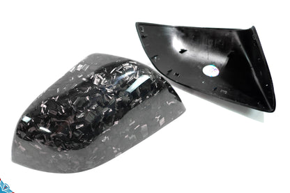 Tesla Model 3 Full OEM Replacement Carbon Fiber Mirror Covers [Various Finishes] | FYBR Aerodynamics