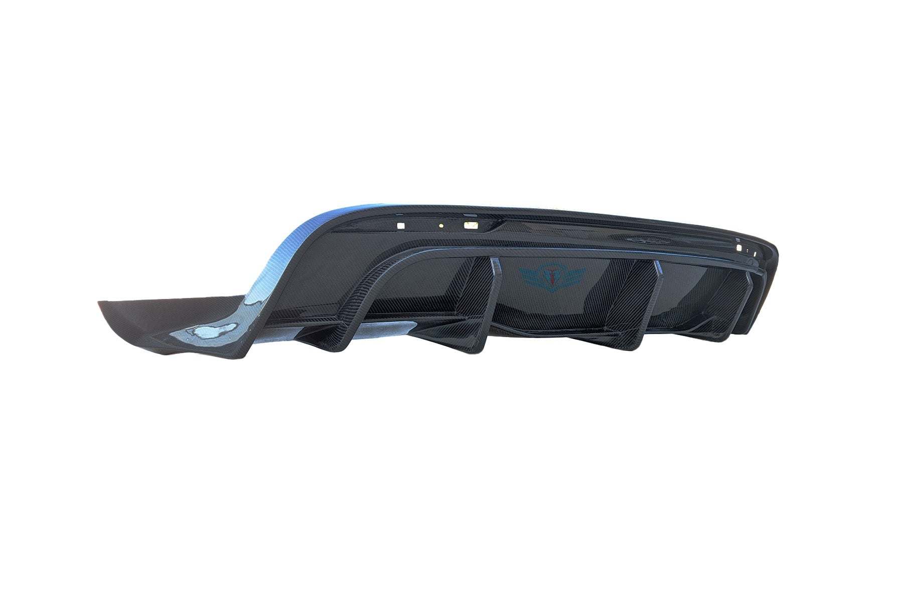 2020-2025 Tesla Model Y (1st Gen) Carbon Fiber SHX Full Replacement Rear Diffuser | FYBR Aerodynamics