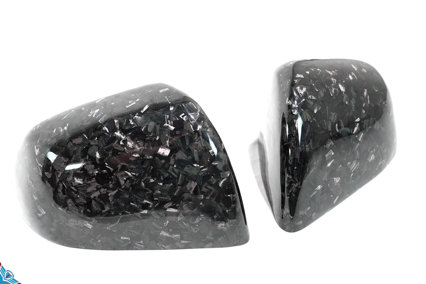 Tesla Model Y Full OEM Replacement Carbon Fiber Mirror Covers [Various Finishes] | FYBR Aerodynamics