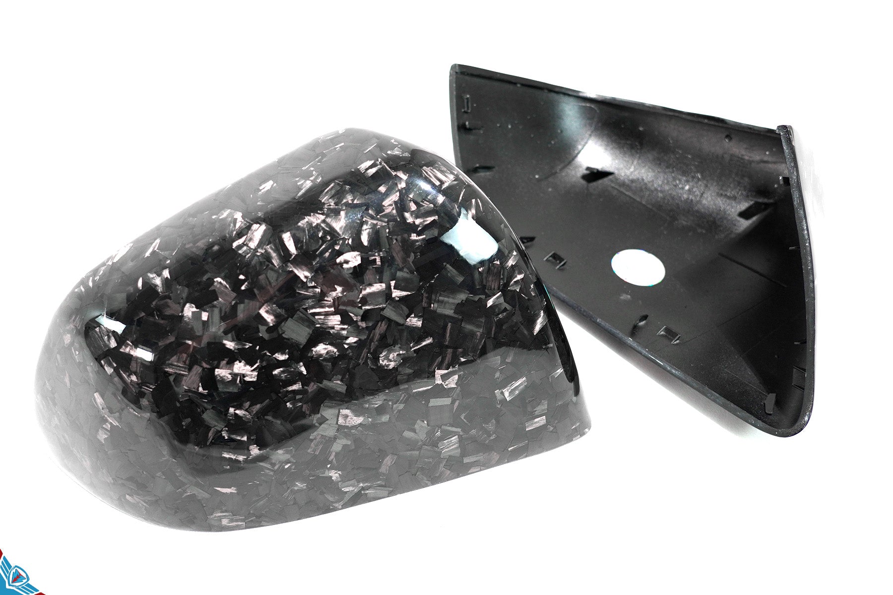 Tesla Model Y Full OEM Replacement Carbon Fiber Mirror Covers [Various Finishes] | FYBR Aerodynamics