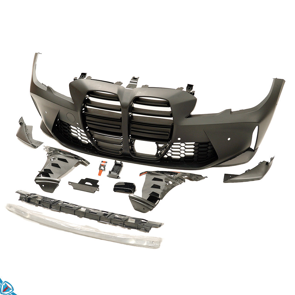 2019-2022 BMW Pre-LCI 3 Series (G20/G21) M3 Style Front Bumper - Prop and Piston