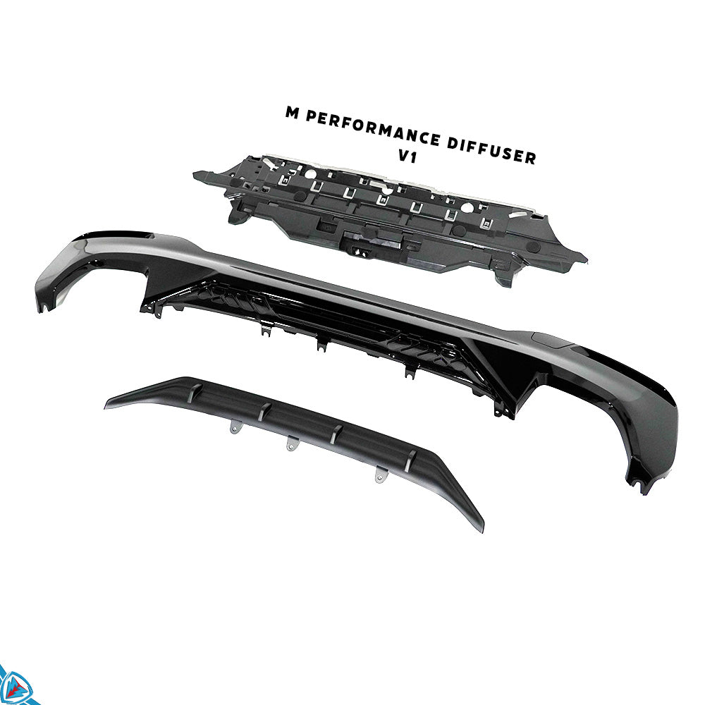 2021-2023 BMW 5 Series LCI (G30/G31) M Sport Style Polypropylene Rear Diffuser | E3Tuning