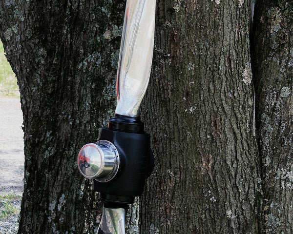 2-Bladed McCauley Mirror High Polished Airplane Propeller Sculpture - Prop and Piston