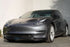 Tesla Model 3 with FYBR ATS style genuine carbon fiber front lip installed