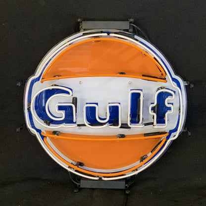 Gulf Gasoline Neon Signs Light - Prop and Piston