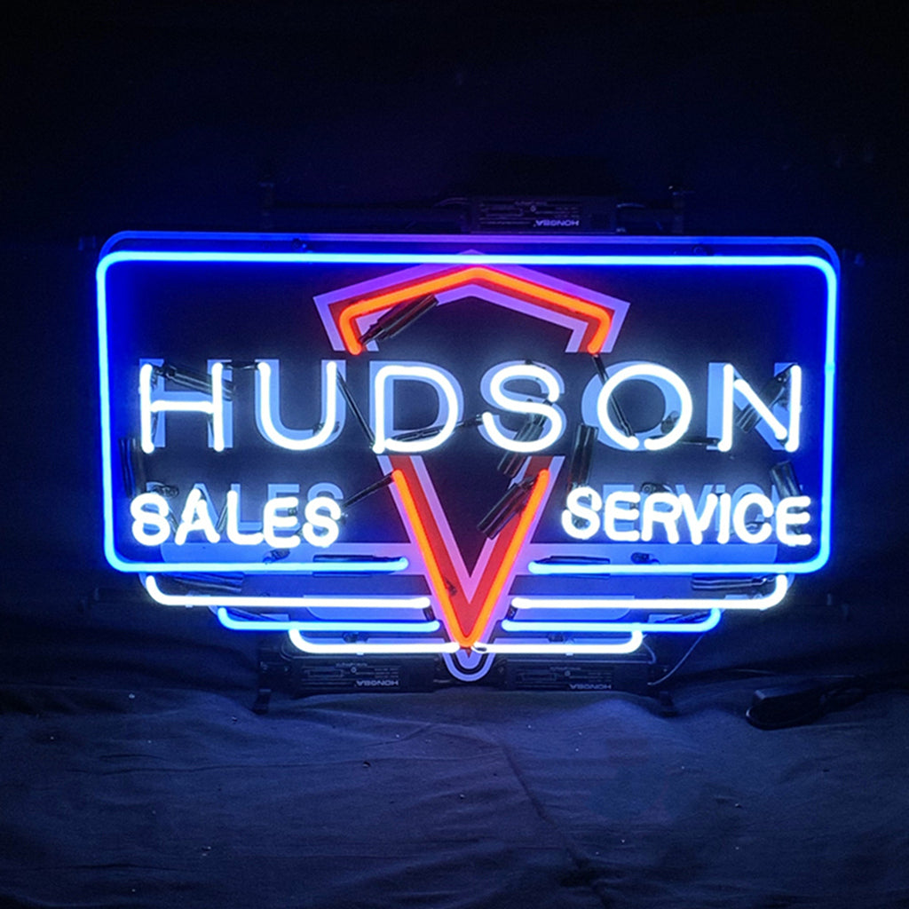 Hudson Sales Service Neon Signs Light - Prop and Piston