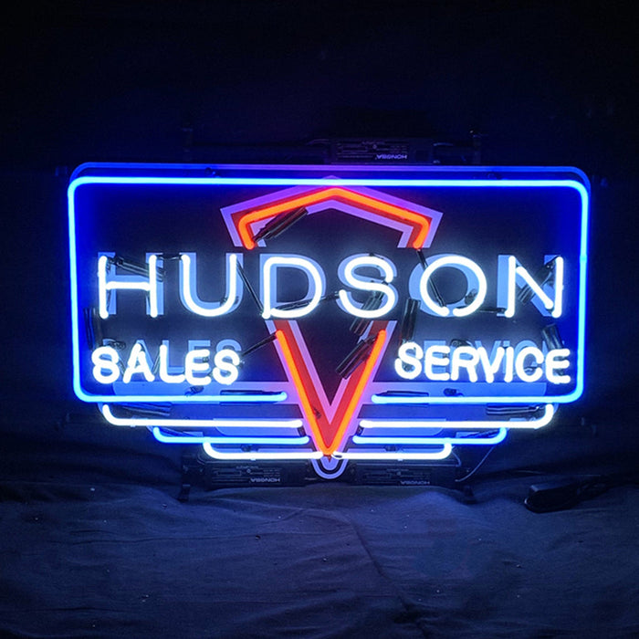 Hudson Sales Service Neon Signs Light - Prop and Piston