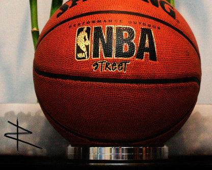 Ultra Premium 5-1/2" Polished Signed Basketball Soccer Bowling Ball Display Stand