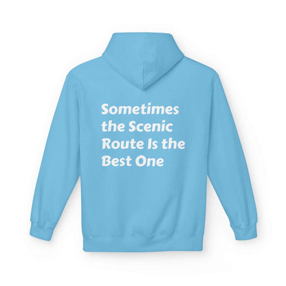 Inspirational travel hoodie Scenic Route Inspirational Hoodie Cozy - Prop and Piston