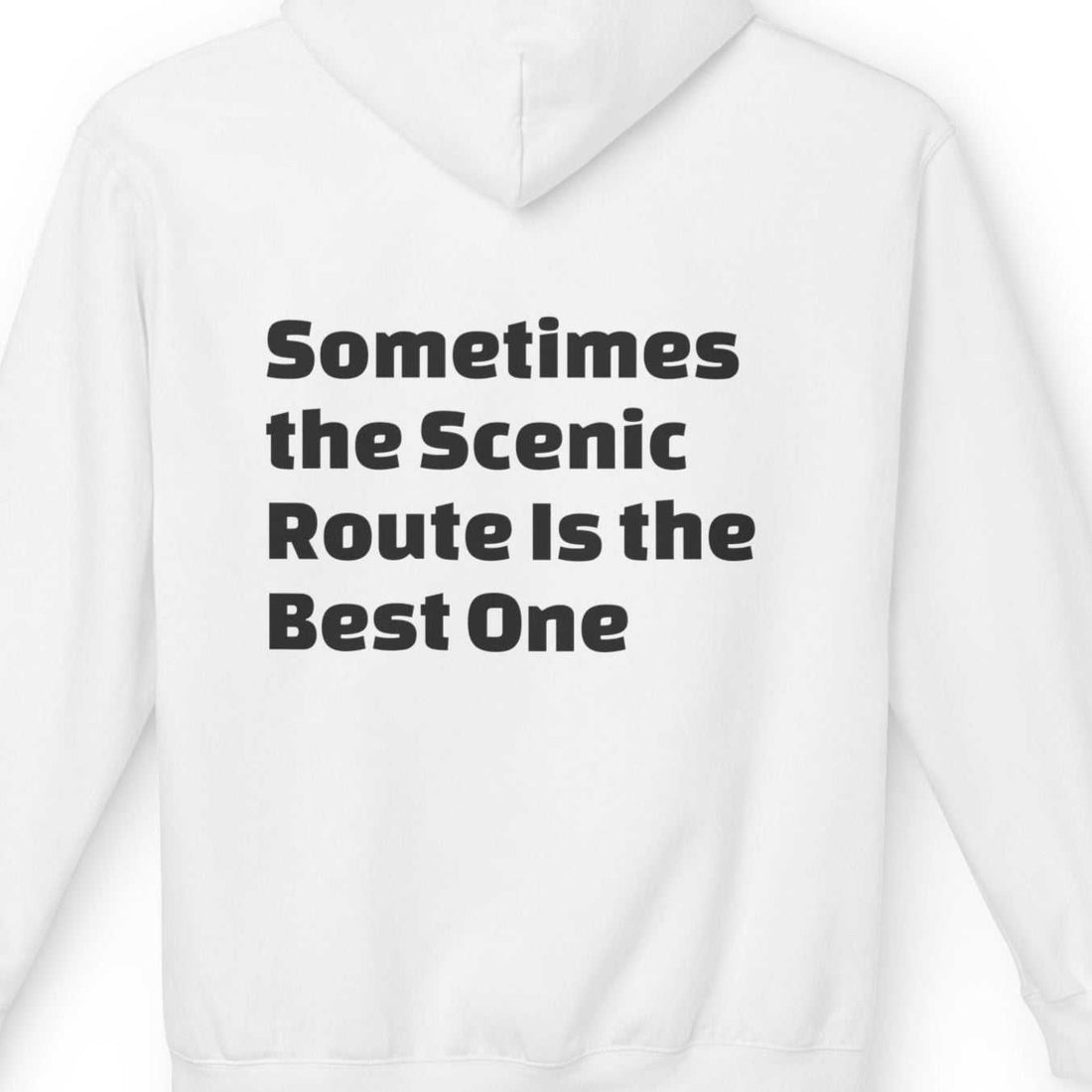 Inspirational travel hoodie Scenic Route Inspirational Hoodie Cozy - Prop and Piston