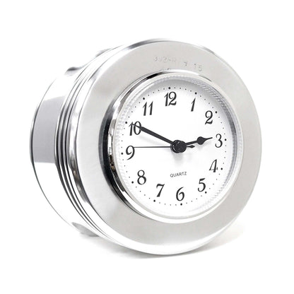 WWII Boeing Stearman radial engine piston polished desk clock