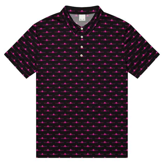 White Jet Logo shirt with slim fit and polo collar made of breathable fabric