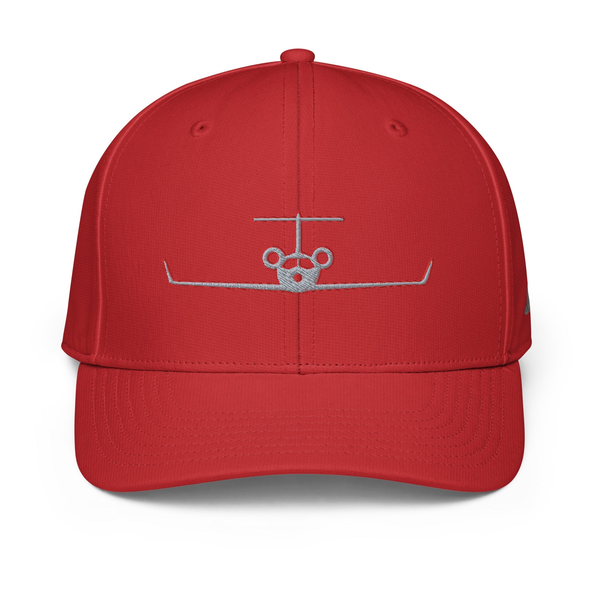 Jet Set Adidas Performance Cap Grey and Red - Prop and Piston