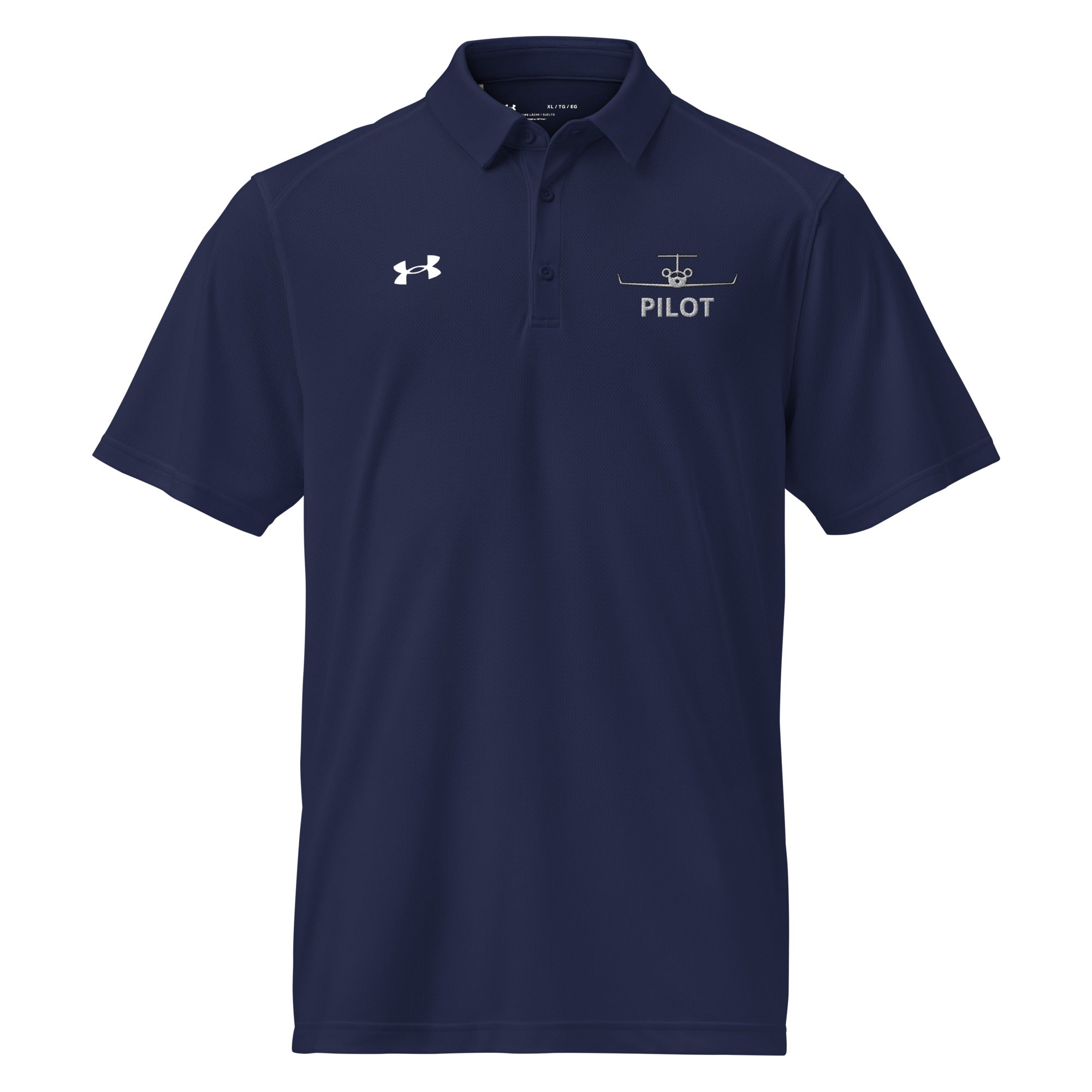 Jet Set Pilot Under Armour® men's polo - Prop and Piston