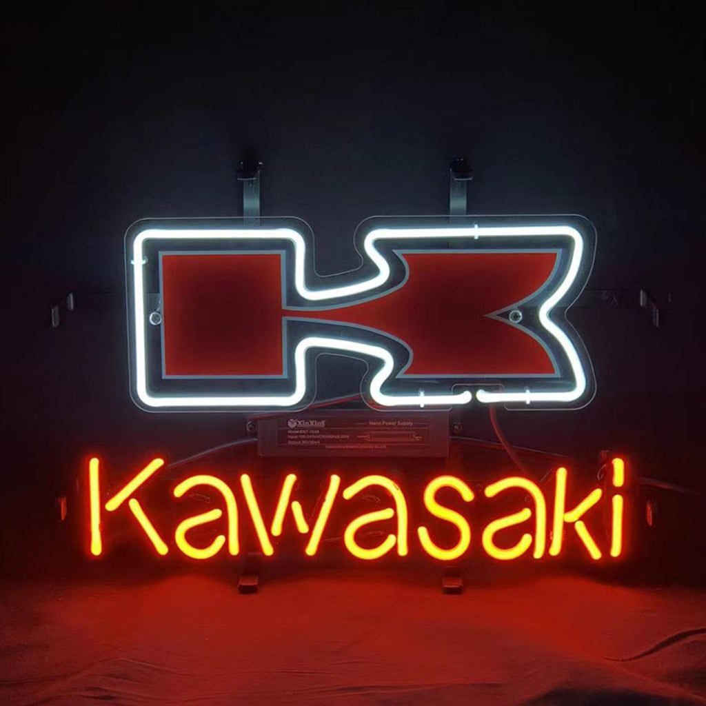 Kawasaki Beer Neon Signs Light - Prop and Piston
