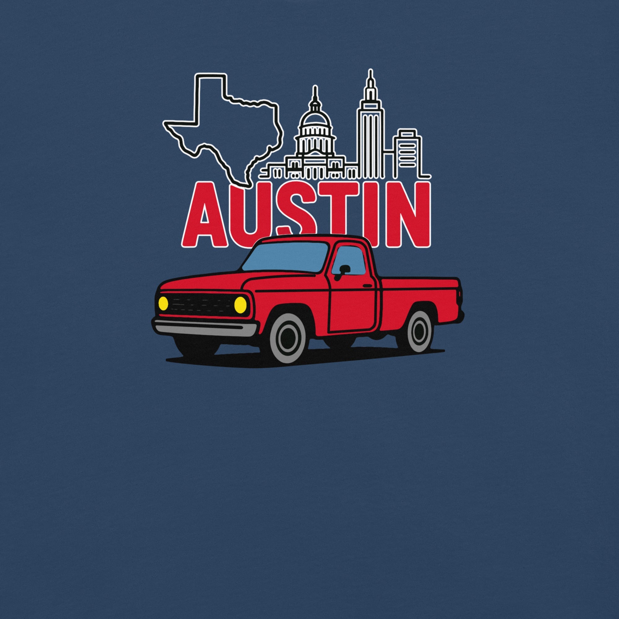 Keep Austin Weird T-Shirt Skyline Austin TX Retro Vintage Tee - Prop and Piston