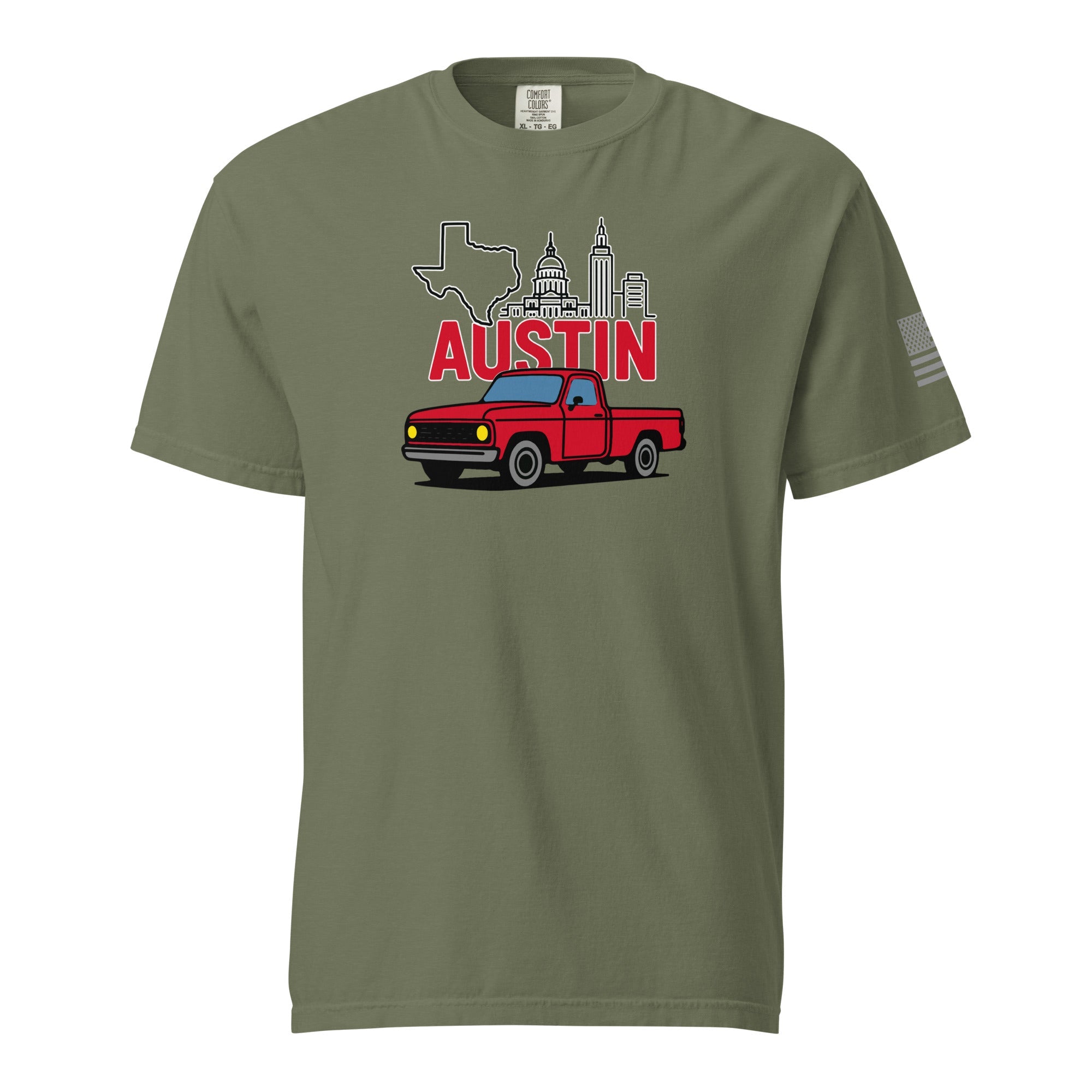 Keep Austin Weird T-Shirt Skyline Austin TX Retro Vintage Tee - Prop and Piston