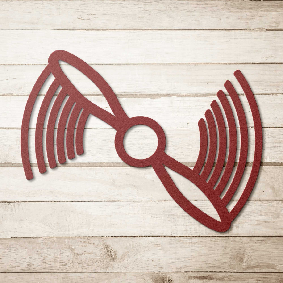 Propeller Metal Wall Art vintage aviation decor with spinning propeller design