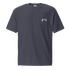 Manual transmission t-shirt featuring a pocket detail, made of 100% ring-spun cotton for a relaxed look.
