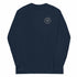 Shift Happens Long Sleeve T-Shirt navy blue men&