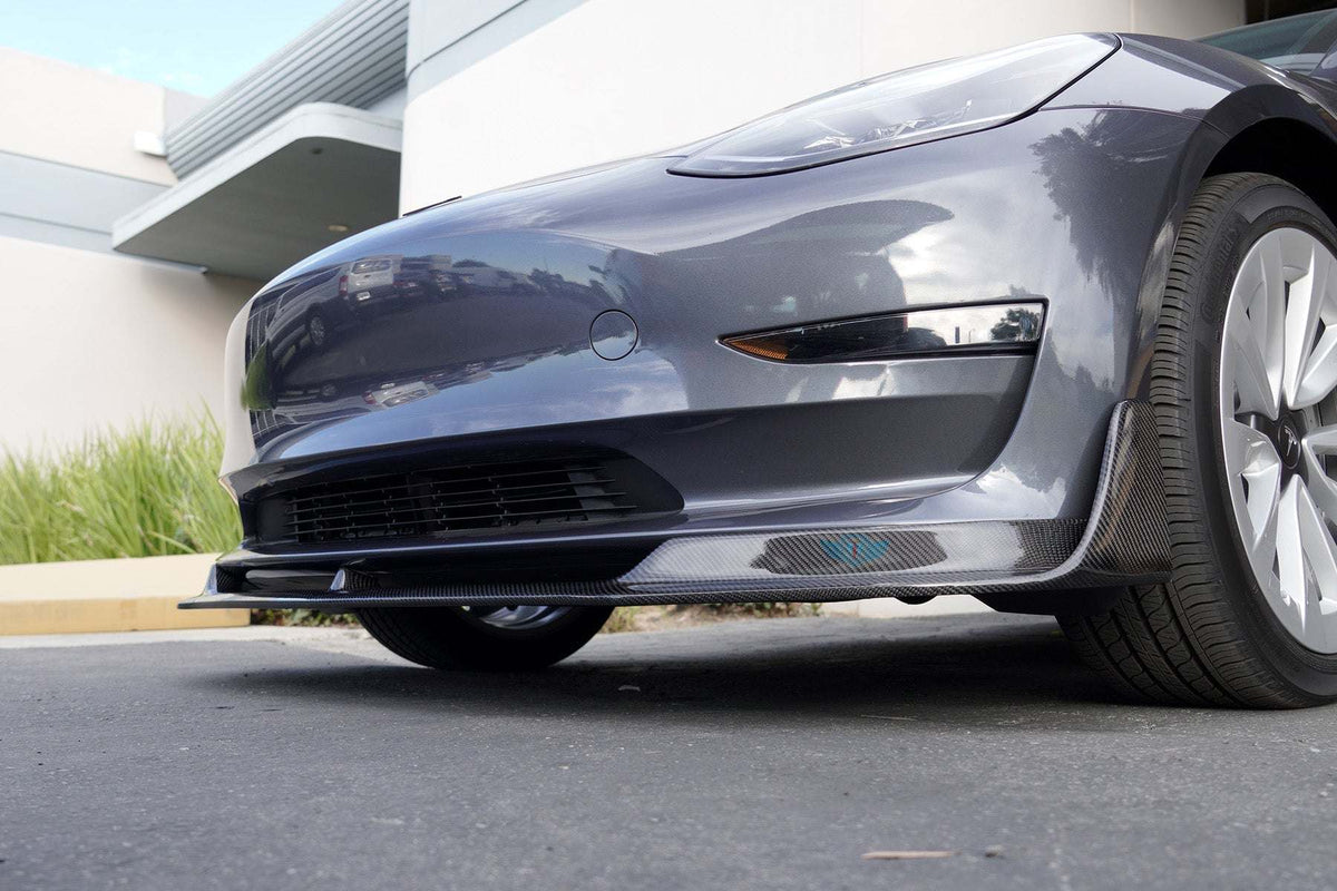 FYBR Tesla Model 3 VSX Genuine Carbon Fiber Front Lip