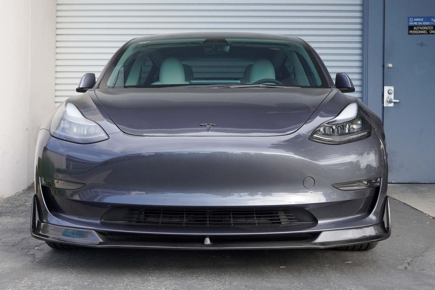 FYBR Tesla Model 3 VSX Genuine Carbon Fiber Front Lip