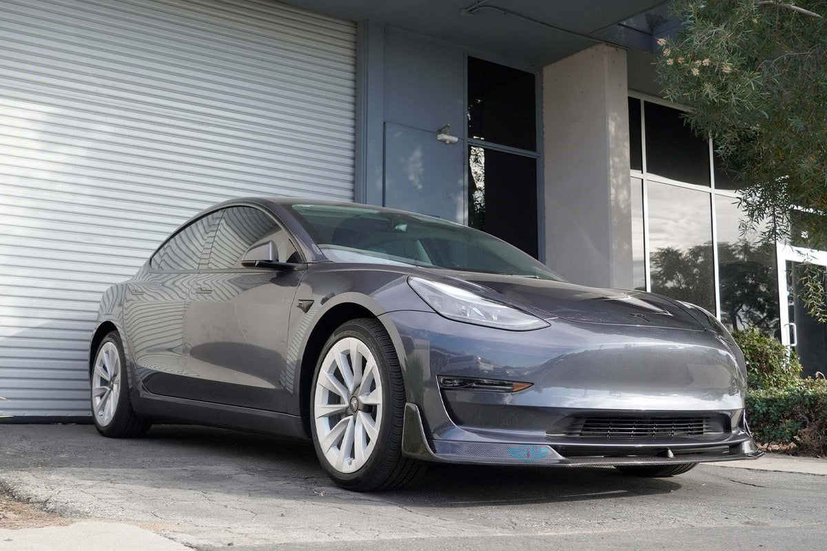 FYBR Tesla Model 3 VSX Genuine Carbon Fiber Front Lip