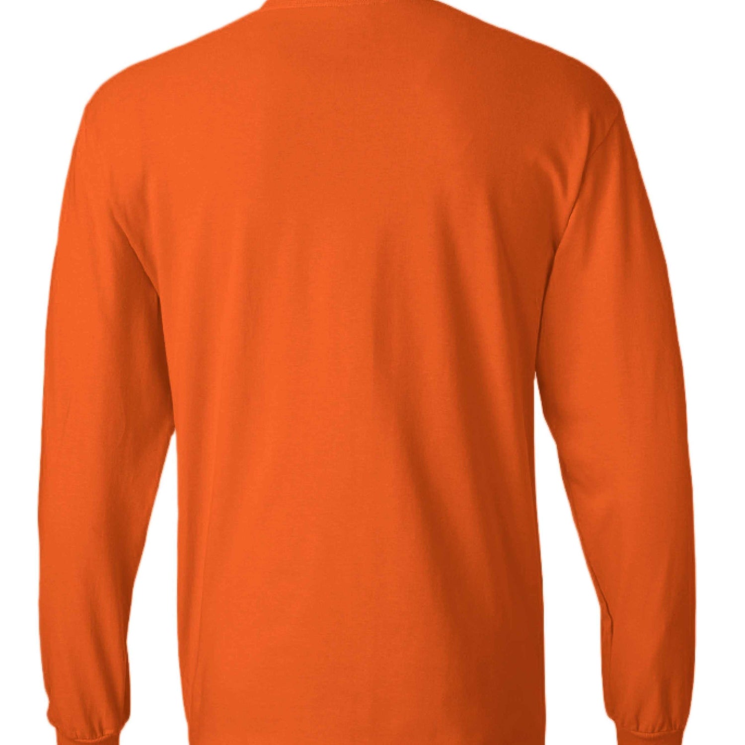 Orange Motor Works long sleeve T-shirt for car lovers back view