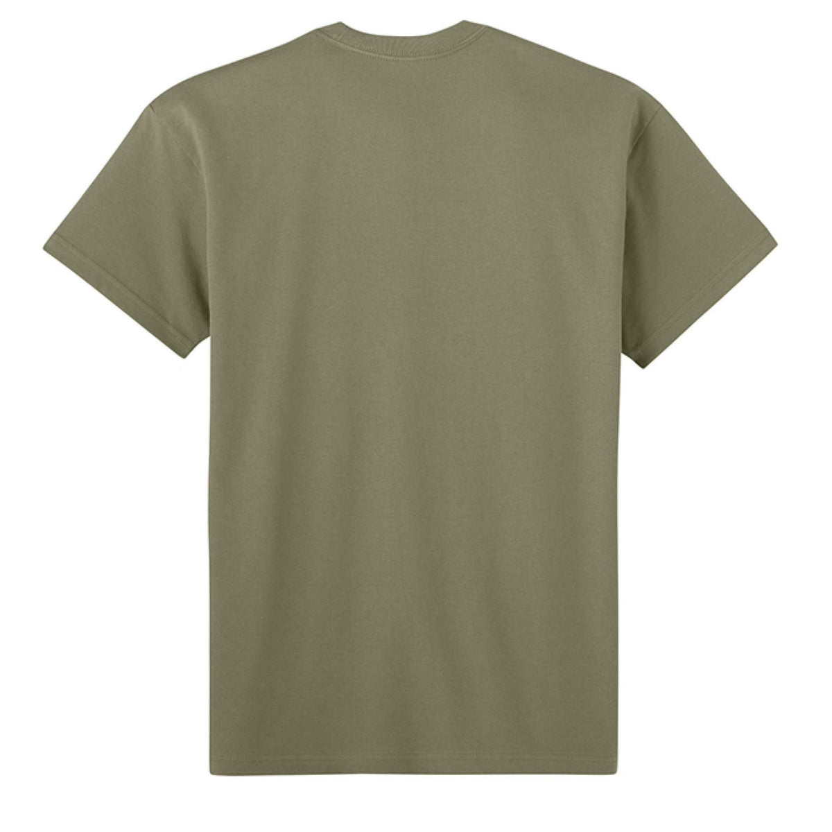 Next Level Apparel unisex heavyweight t-shirt in heather gray with relaxed fit and double-needle hem