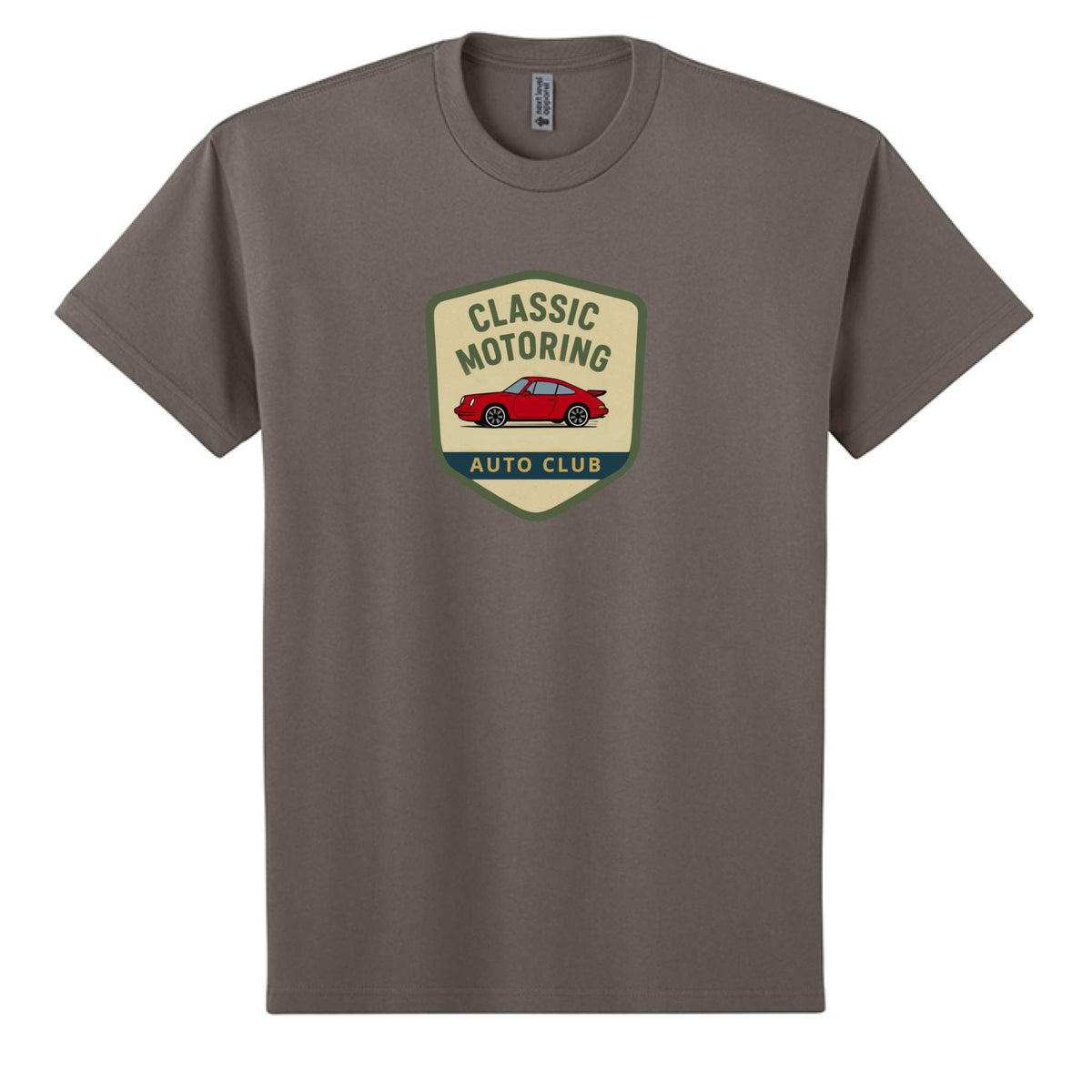 Classic Car T-Shirt in heather gray with classic motoring design