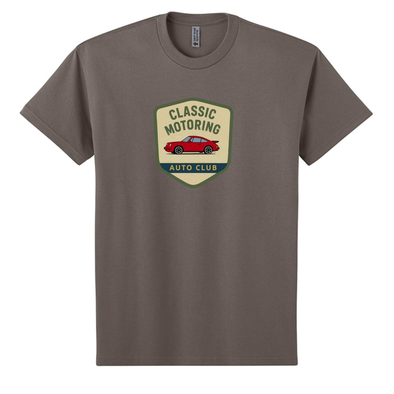 Classic Car T-Shirt in heather gray with classic motoring design
