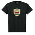 Next Level Apparel unisex heavyweight t-shirt in heather gray with relaxed fit and double-needle hem