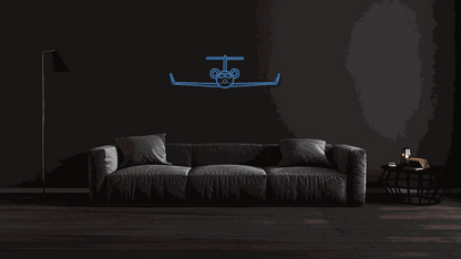 Custom Jet Metal Wall Art – Personalized ‘Jet 