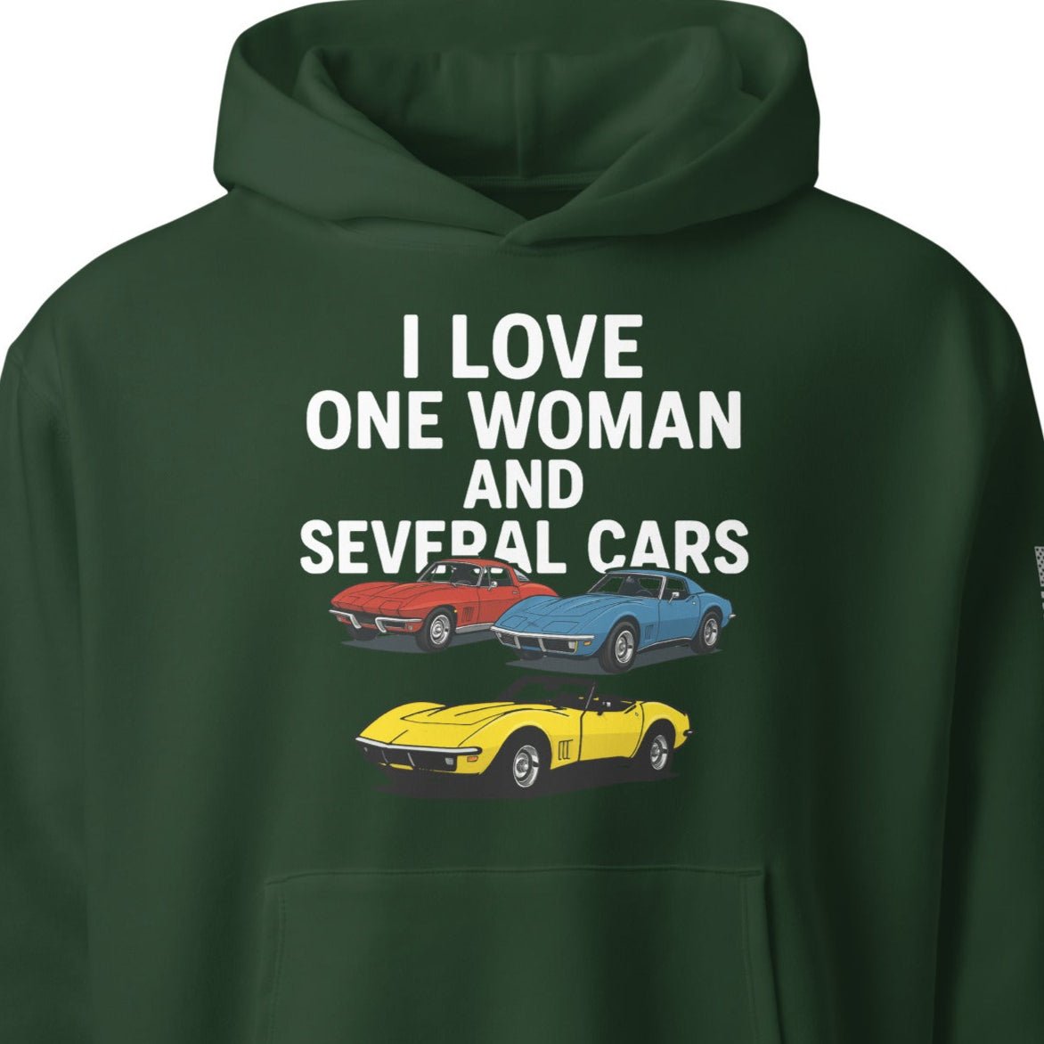 Oversized heavyweight hoodie One Woman Several Cars - Prop and Piston