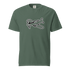 P51 Black and White unisex heavyweight tee made of 100% ring-spun cotton with relaxed fit and durable stitching