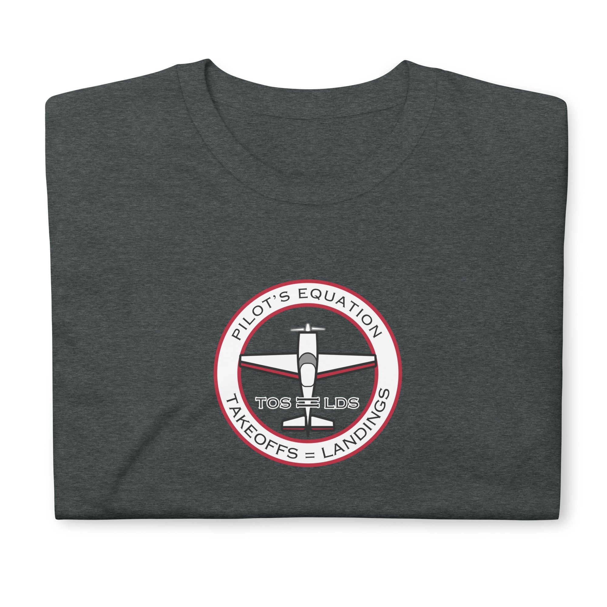 Pilot’s Equation Short Sleeve Unisex T-Shirt - Prop and Piston