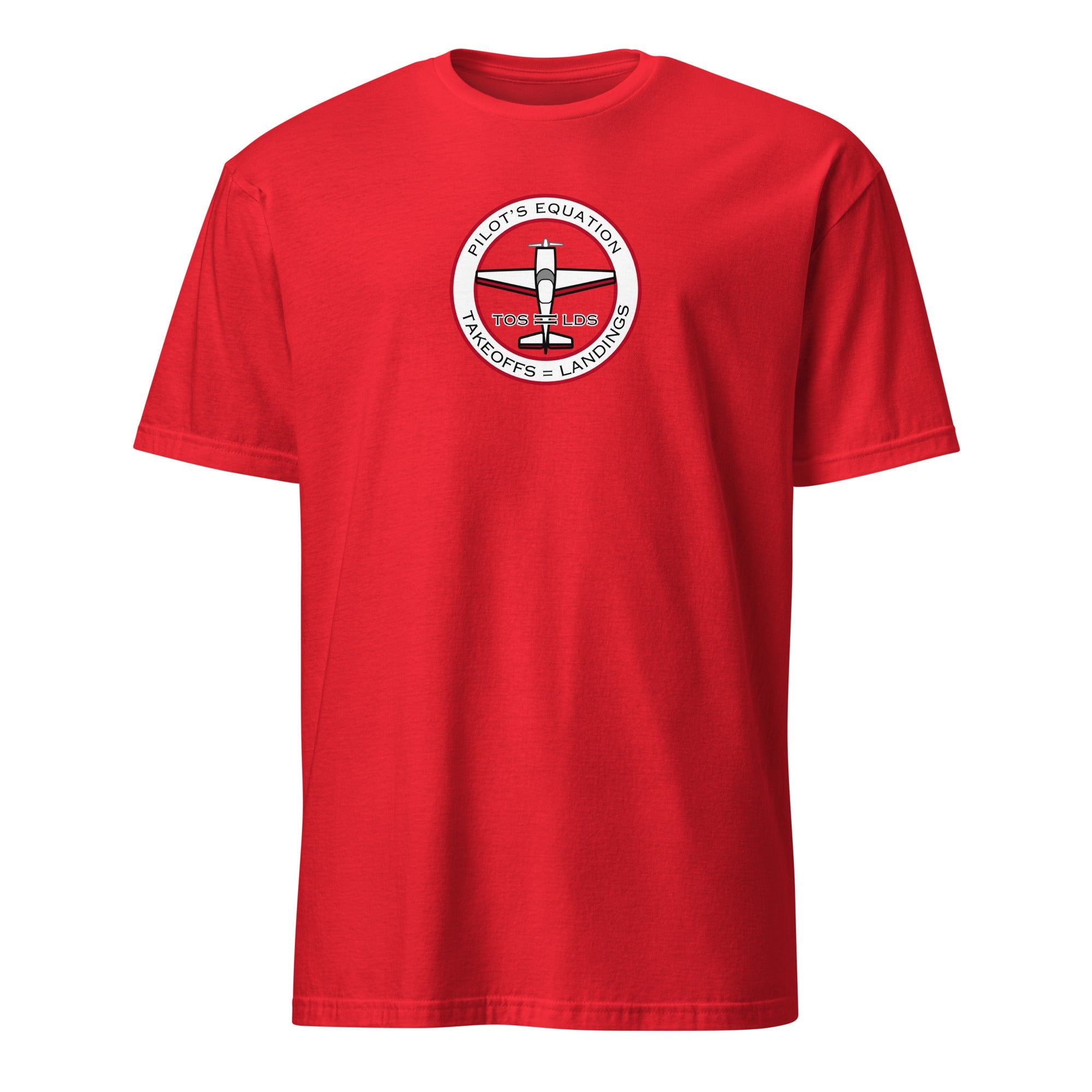 Pilot’s Equation Short Sleeve Unisex T-Shirt - Prop and Piston
