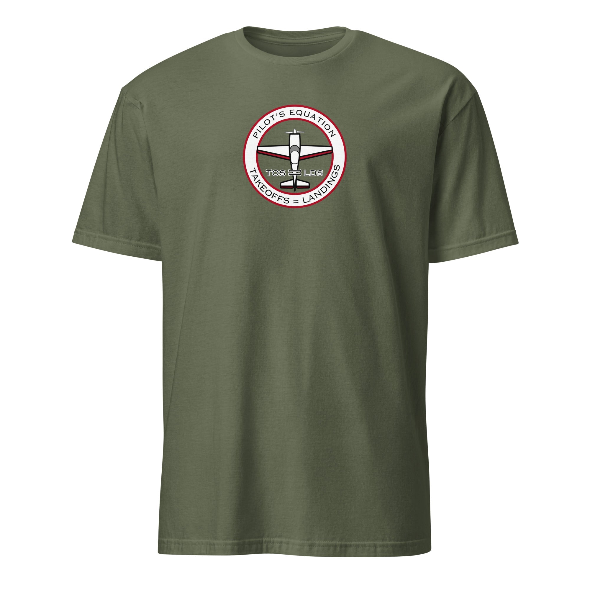 Pilot’s Equation Short Sleeve Unisex T-Shirt - Prop and Piston