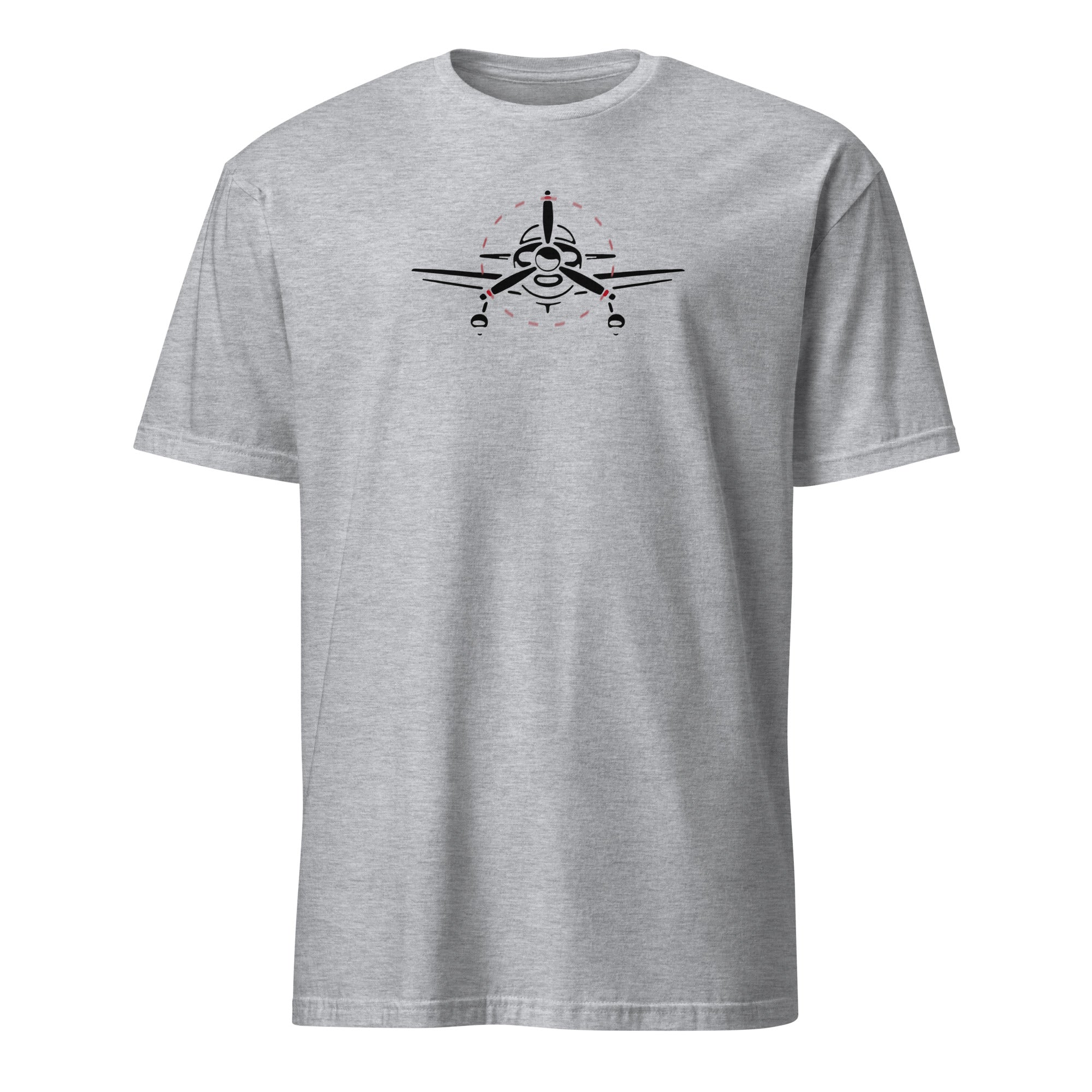 Plane 6 Short - Sleeve Unisex T-Shirt - Prop and Piston