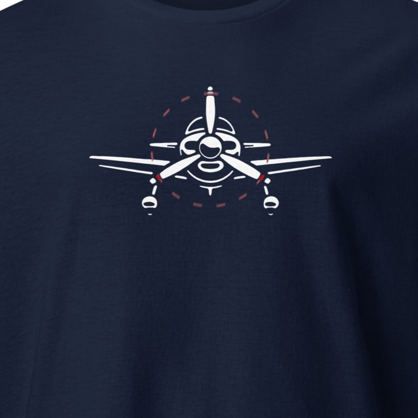 Plane 6 Short - Sleeve Unisex T-Shirt - Prop and Piston
