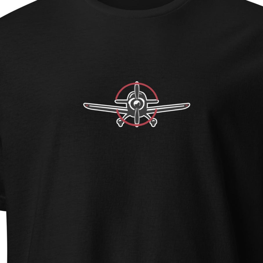 Plane 7 Short - Sleeve Unisex T-Shirt. Aviation Shirt, Airplane lover Gift Tee, Airplane T-shirt, Airline Pilot Tee, Flying Planes TeeShort - Sleeve Unisex T-Shirt - Prop and Piston