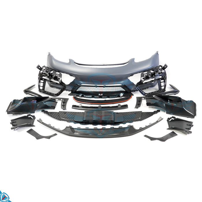 2017-2024 Porsche 718 Boxster & Cayman (982) to GT4 Style Front Bumper Conversion - Prop and Piston