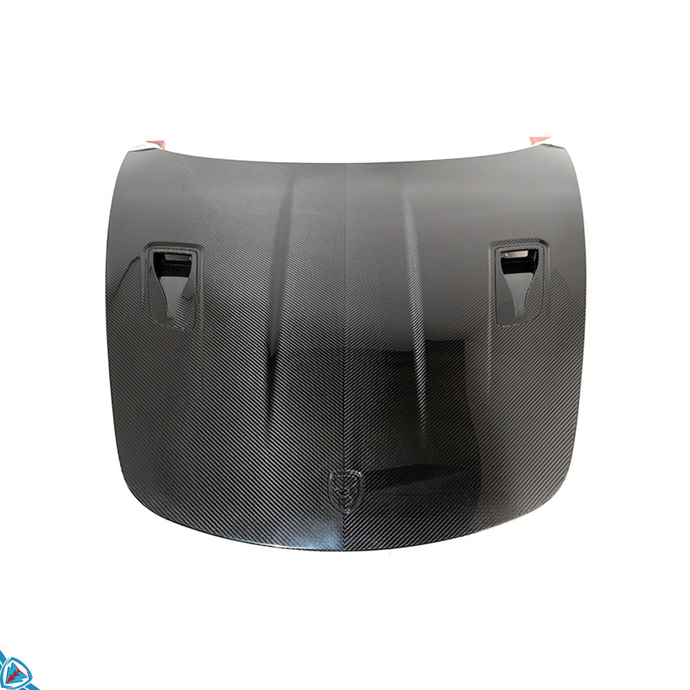 2013-2025 Porsche Boxster & Cayman (981/982) GT4 RS Style Pre-Preg Dry Carbon Fiber Hood | FYBR Aerodynamics