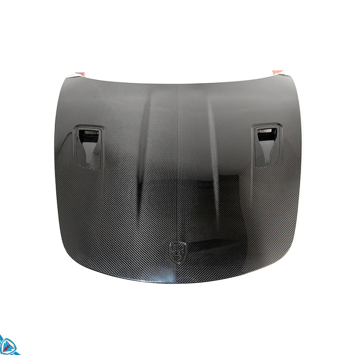 2013-2025 Porsche Boxster & Cayman (981/982) GT4 RS Style Pre-Preg Dry Carbon Fiber Hood | FYBR Aerodynamics