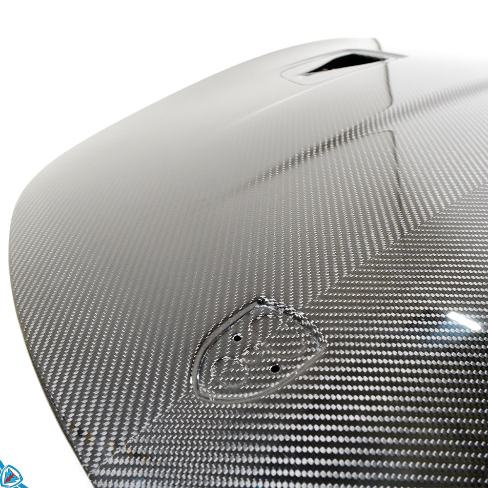 2013-2025 Porsche Boxster & Cayman (981/982) GT4 RS Style Pre-Preg Dry Carbon Fiber Hood | FYBR Aerodynamics