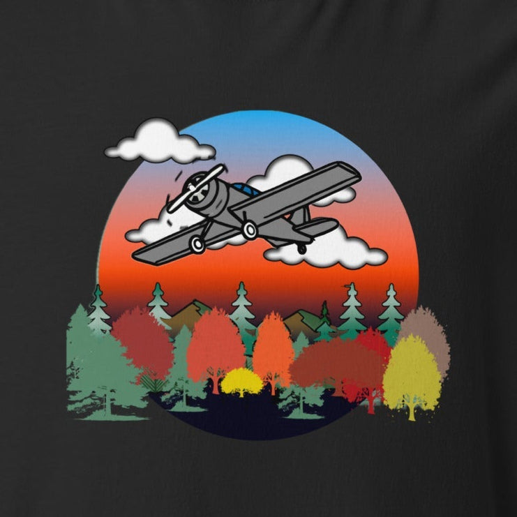 Prop Plane IN Fall Unisex T-shirt - Prop and Piston