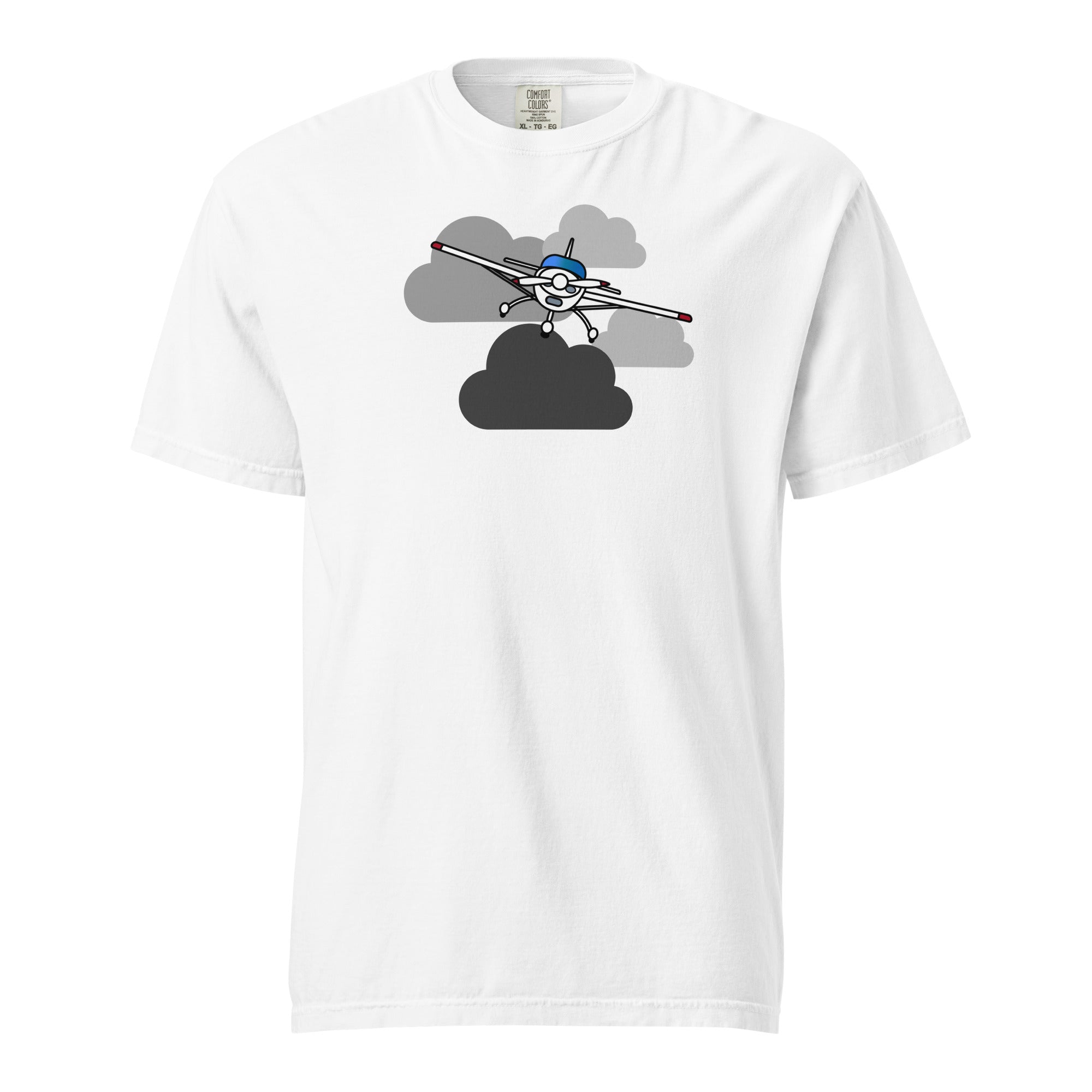 Prop Plane In The Clouds Unisex T-shirt - Prop and Piston