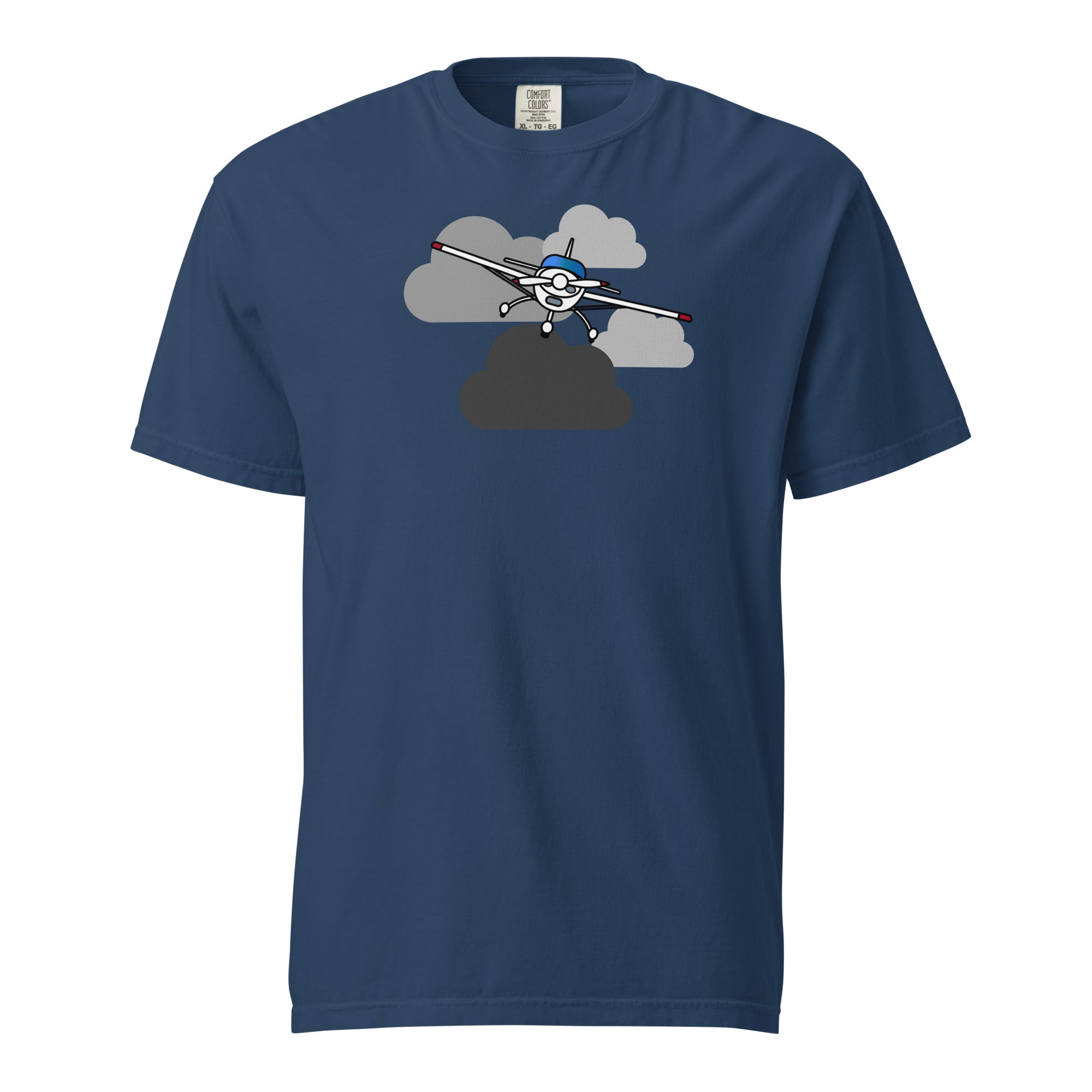 Prop Plane In The Clouds Unisex T-shirt - Prop and Piston
